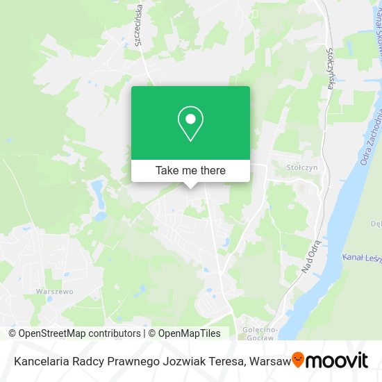 Kancelaria Radcy Prawnego Jozwiak Teresa map