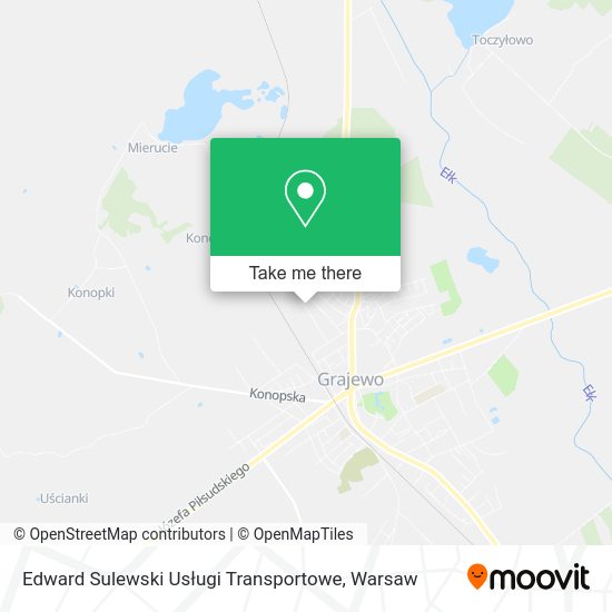 Edward Sulewski Usługi Transportowe map