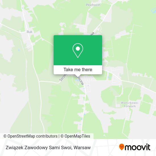 Związek Zawodowy Sami Swoi map