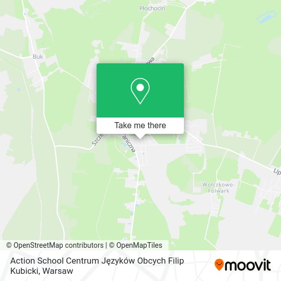 Action School Centrum Języków Obcych Filip Kubicki map