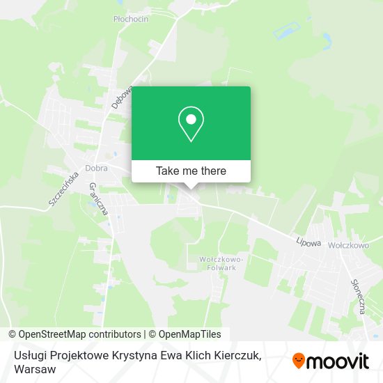 Usługi Projektowe Krystyna Ewa Klich Kierczuk map