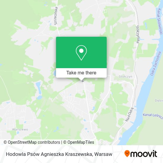 Hodowla Psów Agnieszka Kraszewska map