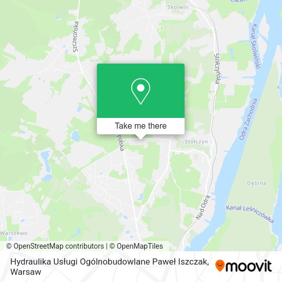 Hydraulika Usługi Ogólnobudowlane Paweł Iszczak map