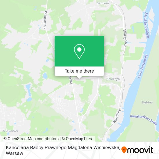 Kancelaria Radcy Prawnego Magdalena Wisniewska map