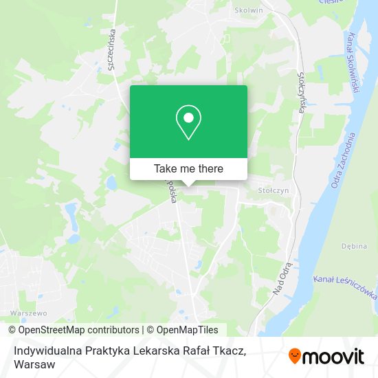 Indywidualna Praktyka Lekarska Rafał Tkacz map