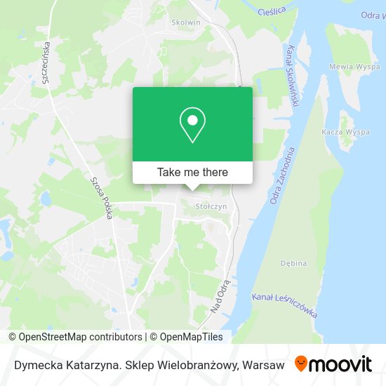 Dymecka Katarzyna. Sklep Wielobranżowy map