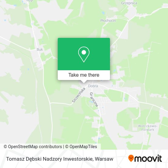 Tomasz Dębski Nadzory Inwestorskie map