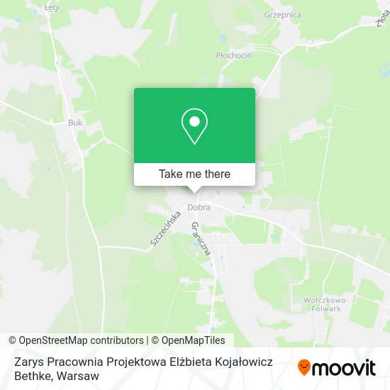 Zarys Pracownia Projektowa Elżbieta Kojałowicz Bethke map