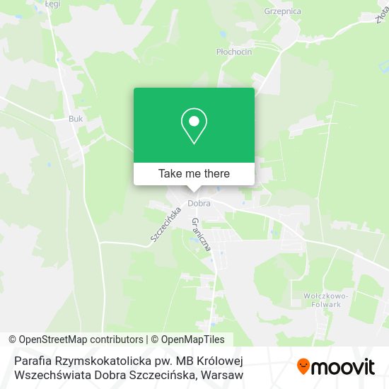 Parafia Rzymskokatolicka pw. MB Królowej Wszechświata Dobra Szczecińska map