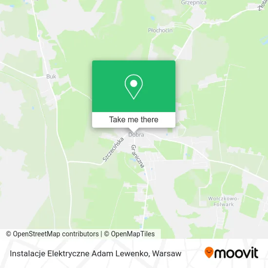 Instalacje Elektryczne Adam Lewenko map