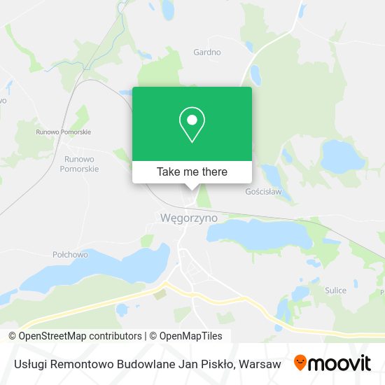 Usługi Remontowo Budowlane Jan Piskło map