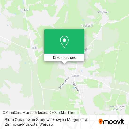 Biuro Opracowań Środowiskowych Małgorzata Zimnicka-Pluskota map