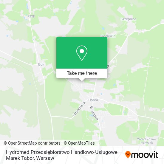 Hydromed Przedsiębiorstwo Handlowo-Usługowe Marek Tabor map