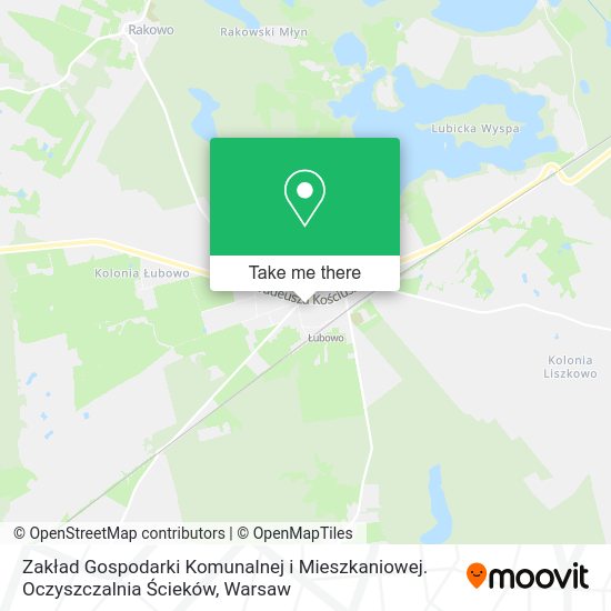 Zakład Gospodarki Komunalnej i Mieszkaniowej. Oczyszczalnia Ścieków map