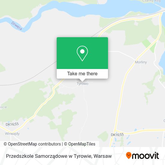 Przedszkole Samorządowe w Tyrowie map