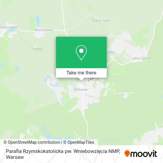 Карта Parafia Rzymskokatolicka pw. Wniebowzięcia NMP