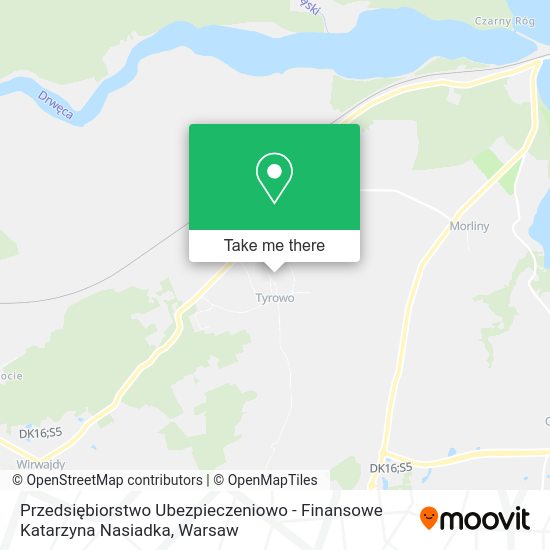 Przedsiębiorstwo Ubezpieczeniowo - Finansowe Katarzyna Nasiadka map