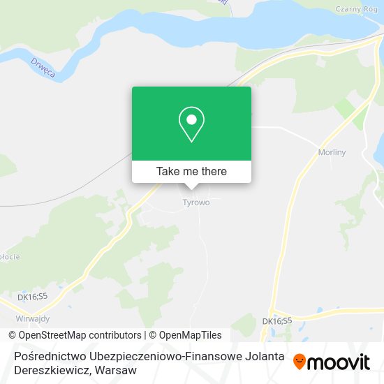 Pośrednictwo Ubezpieczeniowo-Finansowe Jolanta Dereszkiewicz map