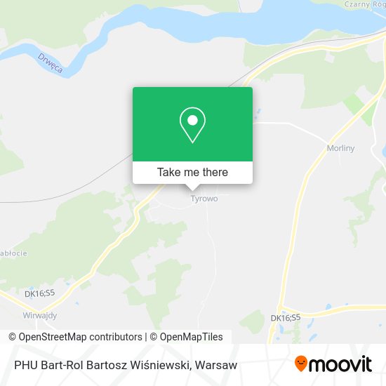 PHU Bart-Rol Bartosz Wiśniewski map