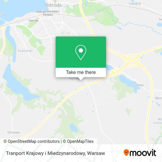 Tranport Krajowy i Miedzynarodowy map