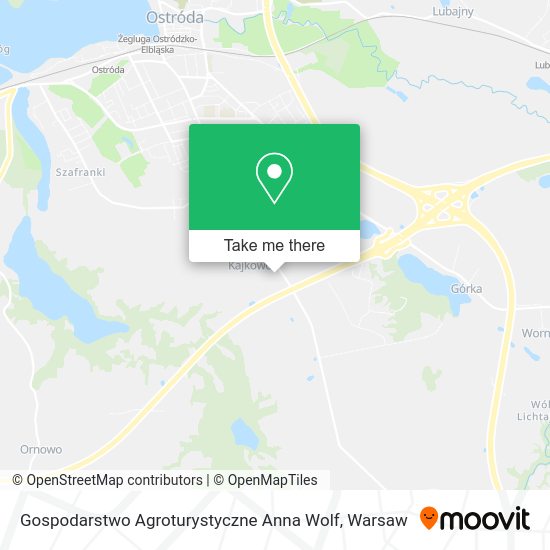 Gospodarstwo Agroturystyczne Anna Wolf map