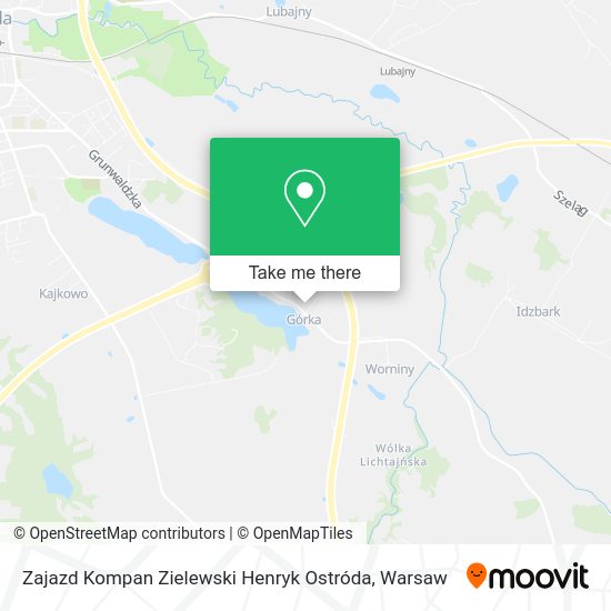 Zajazd Kompan Zielewski Henryk Ostróda map