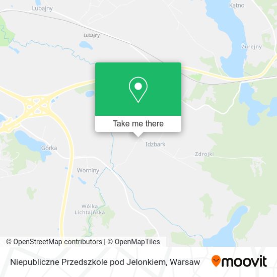 Niepubliczne Przedszkole pod Jelonkiem map