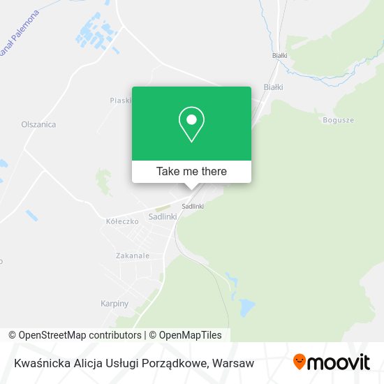 Kwaśnicka Alicja Usługi Porządkowe map