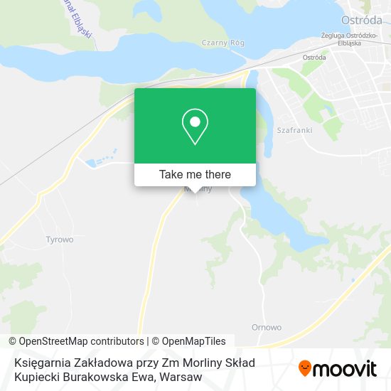 Księgarnia Zakładowa przy Zm Morliny Skład Kupiecki Burakowska Ewa map