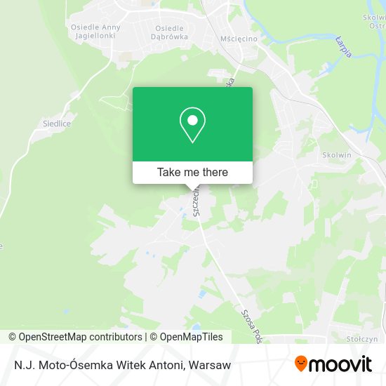 N.J. Moto-Ósemka Witek Antoni map