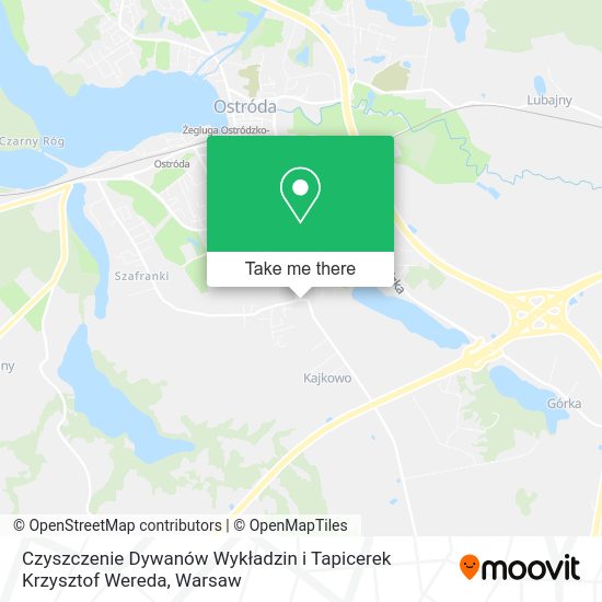 Czyszczenie Dywanów Wykładzin i Tapicerek Krzysztof Wereda map