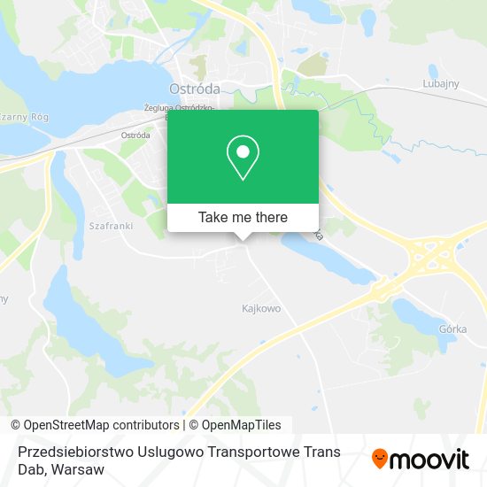 Карта Przedsiebiorstwo Uslugowo Transportowe Trans Dab