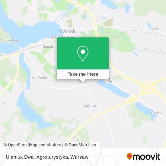 Ulaniuk Ewa. Agroturystyka map