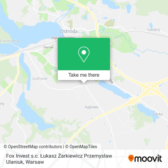 Fox Invest s.c. Łukasz Żarkiewicz Przemysław Ulaniuk map