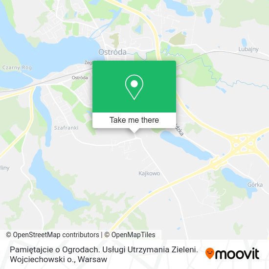 Pamiętajcie o Ogrodach. Usługi Utrzymania Zieleni. Wojciechowski o. map