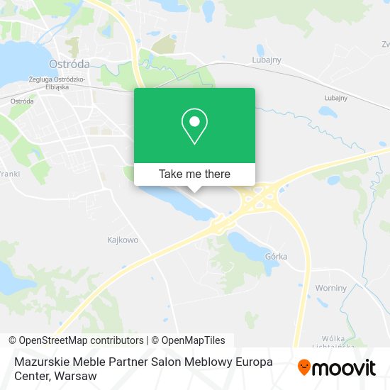 Карта Mazurskie Meble Partner Salon Meblowy Europa Center