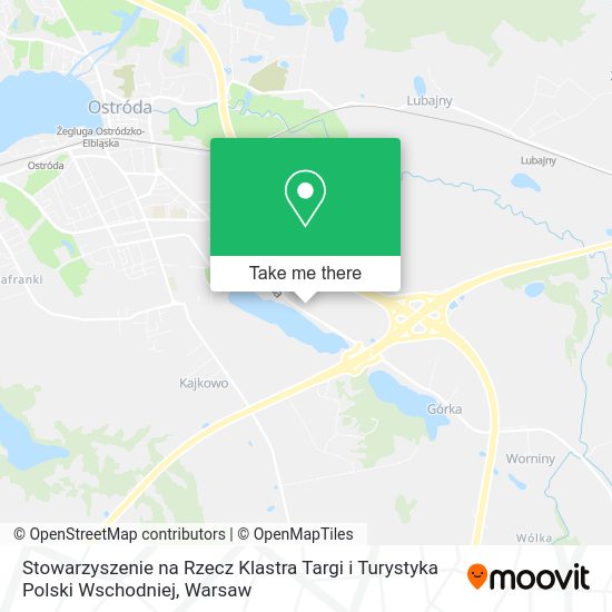 Stowarzyszenie na Rzecz Klastra Targi i Turystyka Polski Wschodniej map