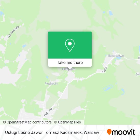 Usługi Leśne Jawor Tomasz Kaczmarek map