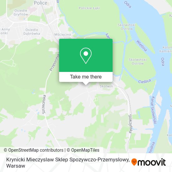 Krynicki Mieczyslaw Sklep Spozywczo-Przemyslowy map