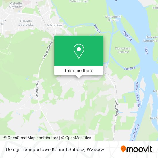 Usługi Transportowe Konrad Subocz map