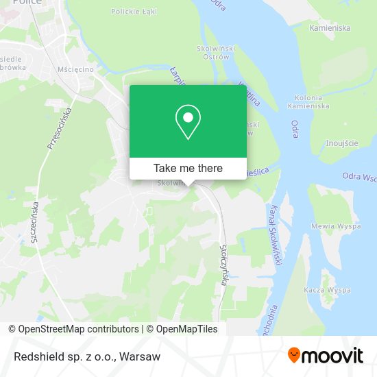 Redshield sp. z o.o. map