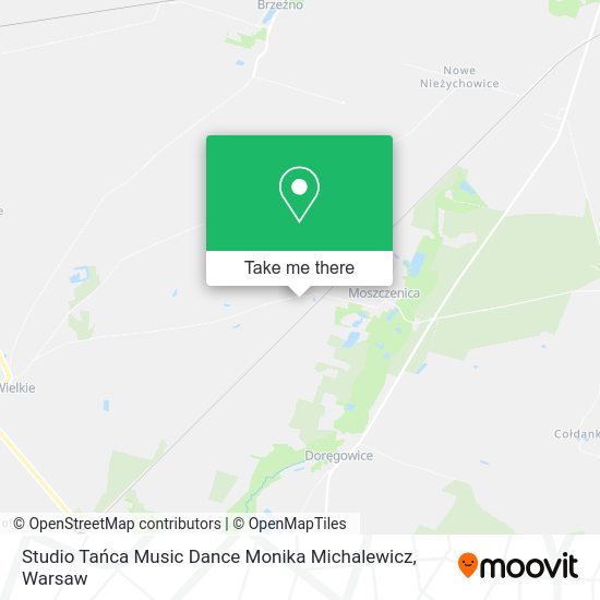 Studio Tańca Music Dance Monika Michalewicz map