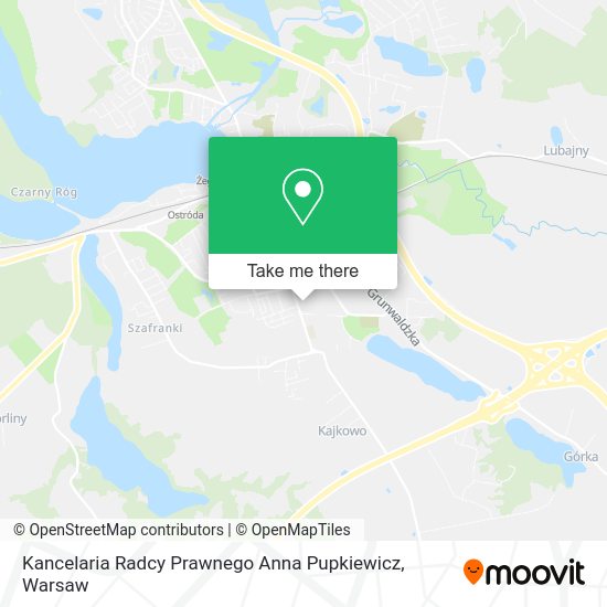 Kancelaria Radcy Prawnego Anna Pupkiewicz map