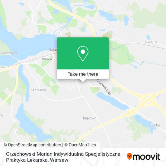 Orzechowski Marian Indywidualna Specjalistyczna Praktyka Lekarska map