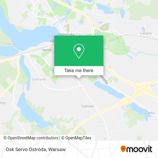 Osk Servo Ostróda map