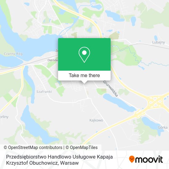 Przedsiębiorstwo Handlowo Usługowe Kapaja Krzysztof Obuchowicz map