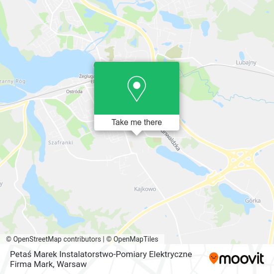 Petaś Marek Instalatorstwo-Pomiary Elektryczne Firma Mark map