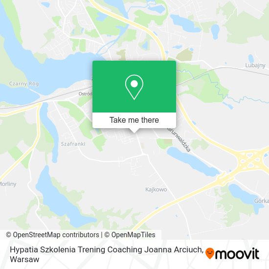 Hypatia Szkolenia Trening Coaching Joanna Arciuch map