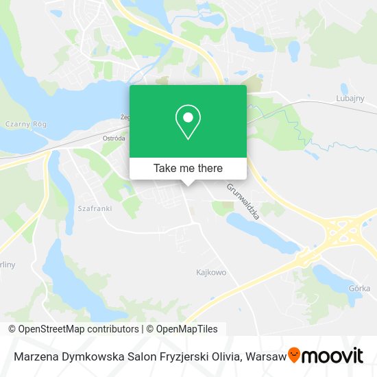 Marzena Dymkowska Salon Fryzjerski Olivia map