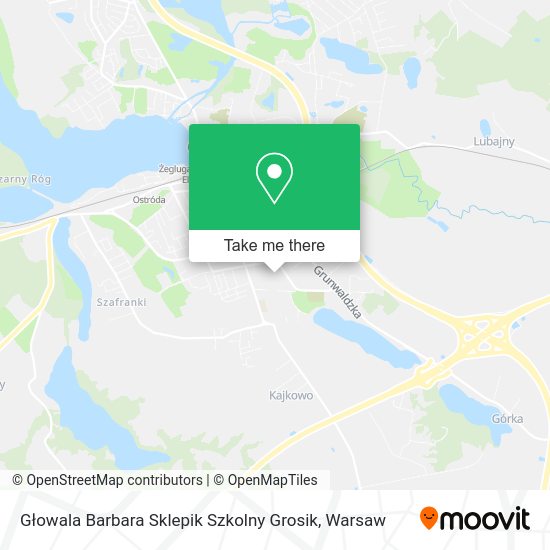 Głowala Barbara Sklepik Szkolny Grosik map